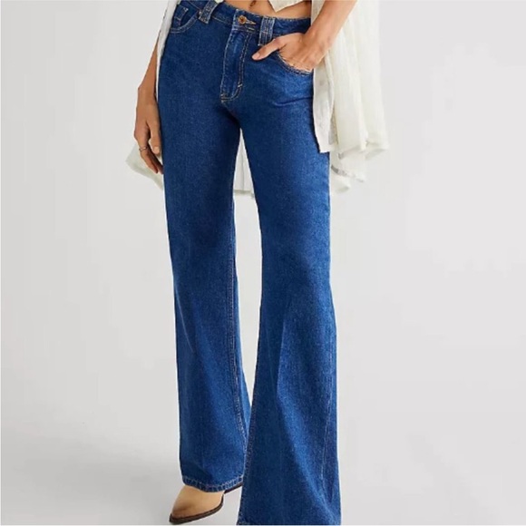 NWT Free People Ava High Rise Boot Cut Jeans Size 27 - Picture 2 of 12